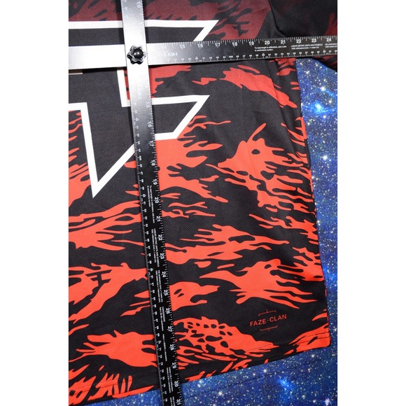 FaZe Clan Shirt Mens Large Black Red Esports Jersey‎ Nickmercs 9 Gamer Twitch - Picture 6 of 8